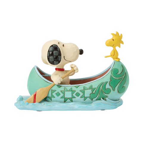 Figurine: Snoopy - Canoe
