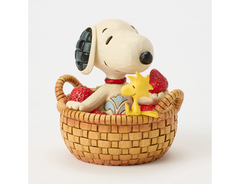 Figurine: Snoopy - Strawberries
