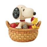 Figurine: Snoopy - Strawberries