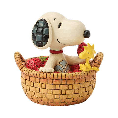 Figurine: Snoopy Strawberries