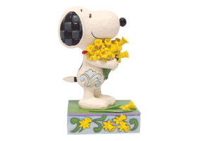Figurine: Snoopy - Daffodills
