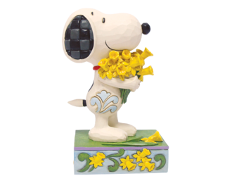 Figurine: Snoopy - Daffodills