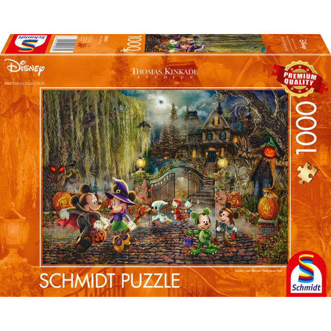 Schmidt puzzle: Mickey & Minnie halloween fun