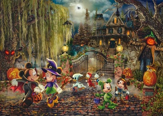 Schmidt puzzle: Mickey & Minnie halloween fun