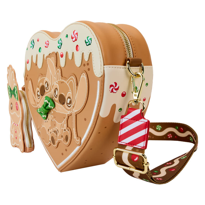 Schoudertas: Stitch - Geurende Angel & Stitch Peperkoek Hart