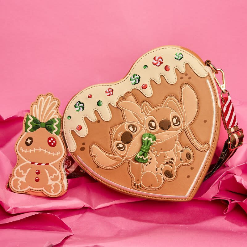 Schoudertas: Stitch - Geurende Angel & Stitch Peperkoek Hart