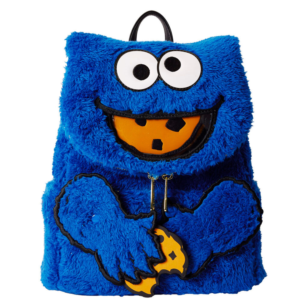 Rugzak: Backpack Sesame Street Cookie Monster Plush