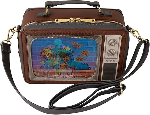 Crossbody: Sesame Street Lenticular Retro TV