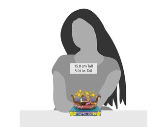 Figurine: Rapunzel - A Dream Come True (Tangled Boat with LED Lanterns)