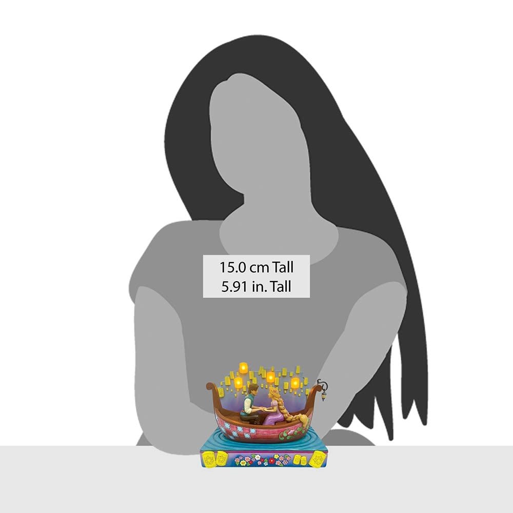 Figurine: Rapunzel - A Dream Come True (Tangled Boat with LED Lanterns)