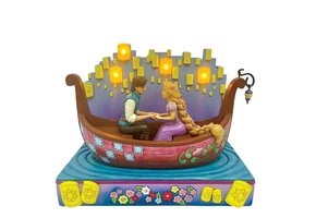 Figurine: Rapunzel - A Dream Come True (Tangled Boat with LED Lanterns)