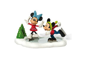 Figurine: Mickey & Minnie Mouse - Go Skating