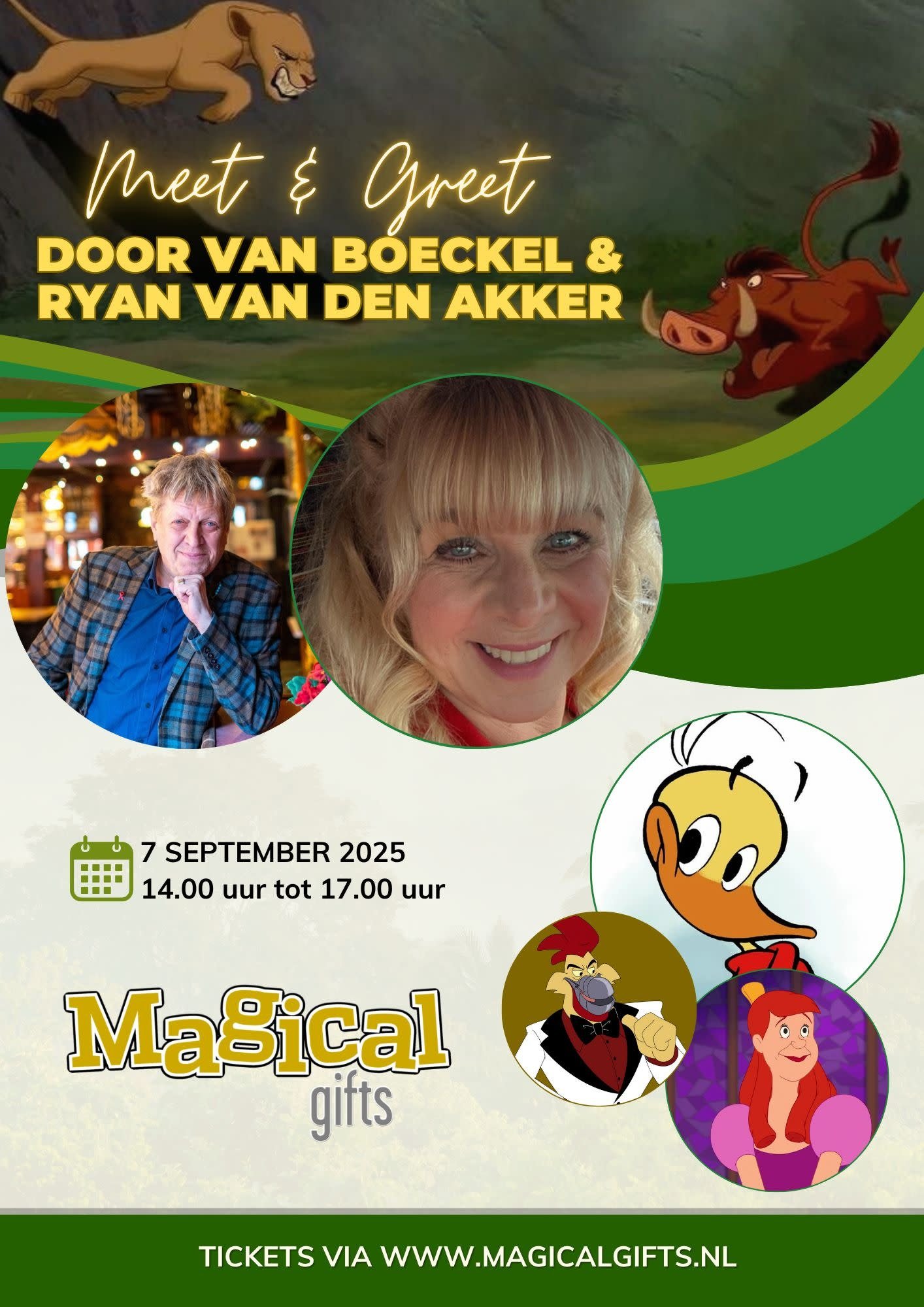 Meet & Greet : Door van Boeckel & Ryan van den Akker -7 September