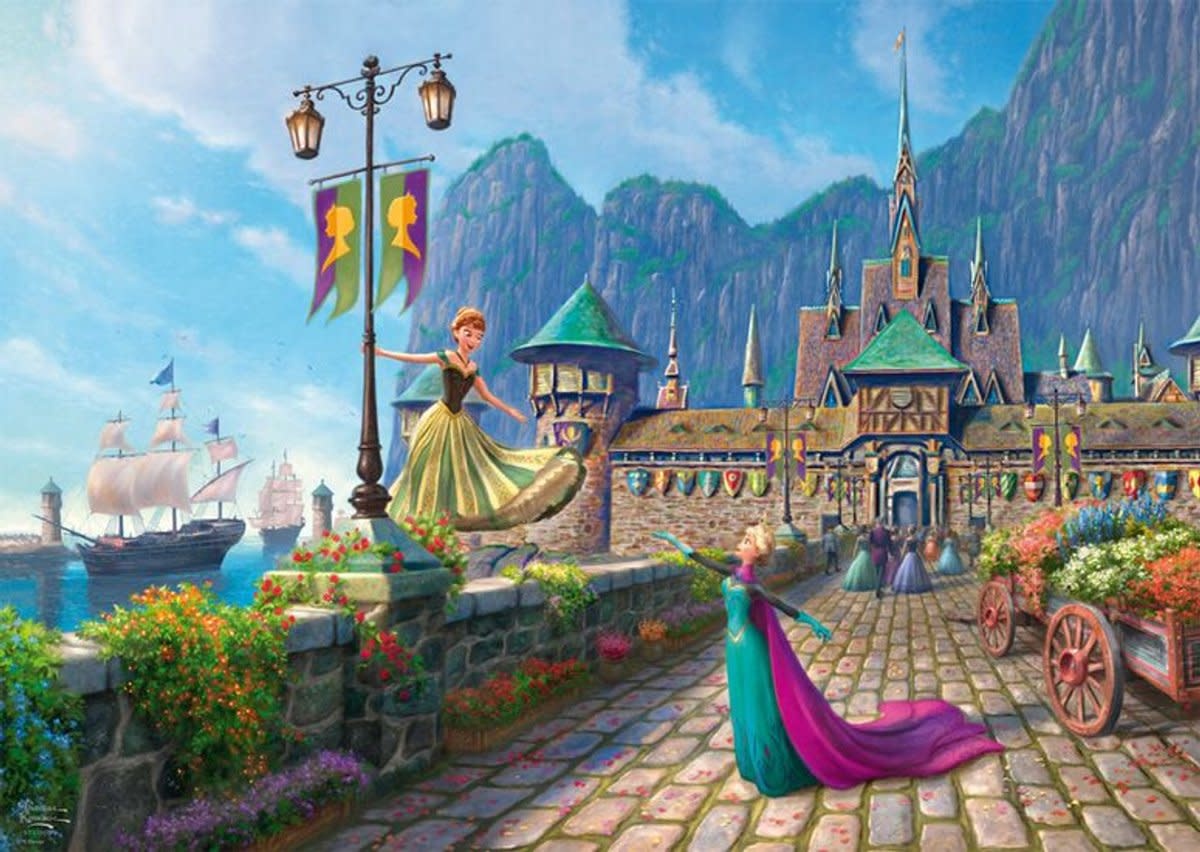 Schmidt Puzzle: Disney, FrozenC -elebrating in Arendelle,-1000 stukjes