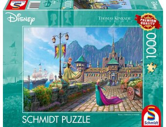 Schmidt Puzzle 1000 stukjes: Frozen - Celebrating in Arendelle