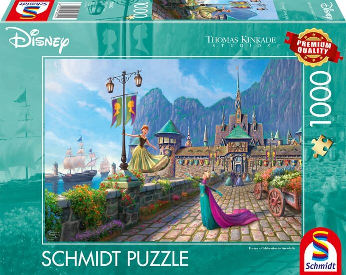 Schmidt Puzzle: Disney, FrozenC -elebrating in Arendelle,-1000 stukjes