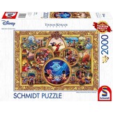 Schmidt Puzzle 2000 stukjes: Mickey & Minnie - Disney Dreams