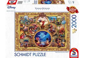 Schmidt Puzzle 2000 stukjes: Mickey & Minnie - Disney Dreams
