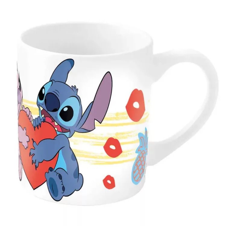 Beker: Stitch & Angel - beker 235 ml