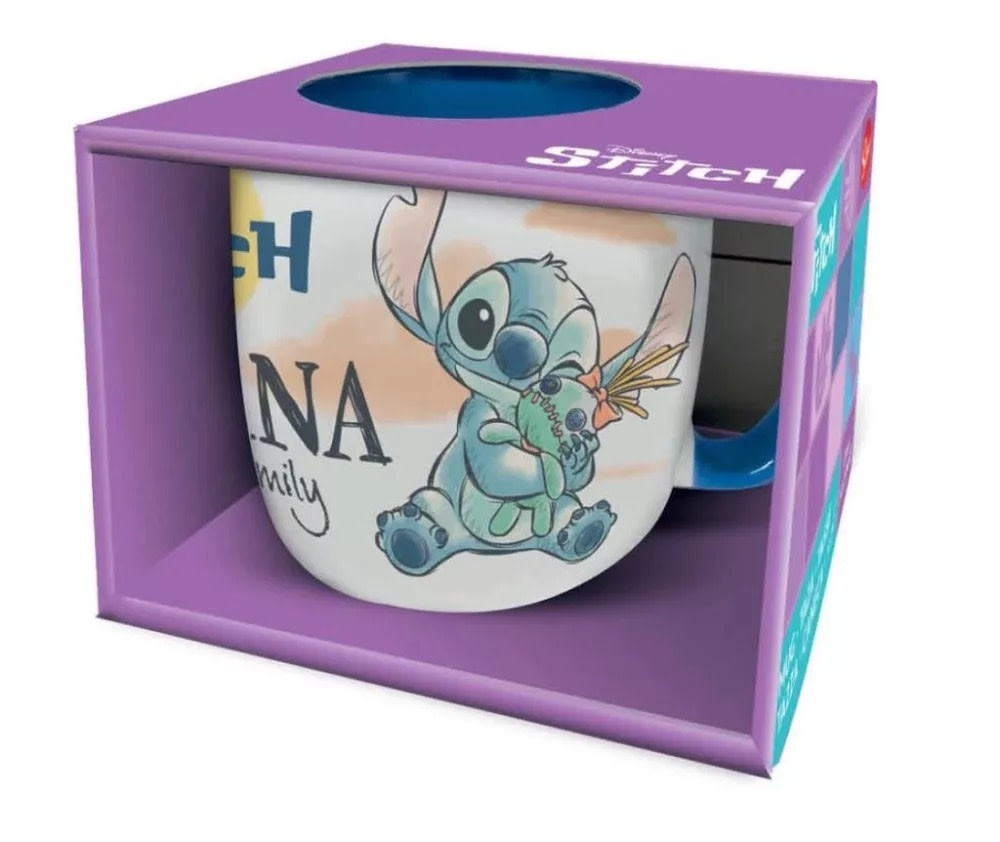 Beker: Stitch & Family - Beker 400 ml