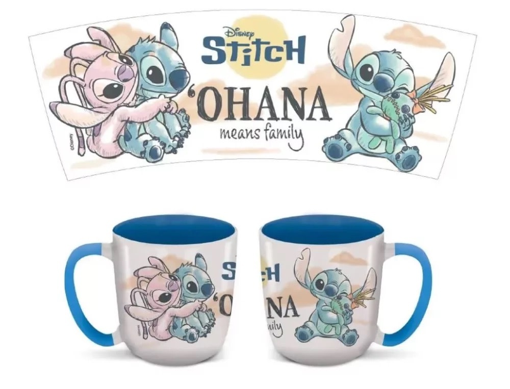 Beker: Stitch & Family - Beker 400 ml