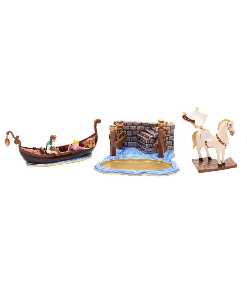 Figurine: Rapunzel & Flynn - Disney Icon Maximus Scene Trinket Box