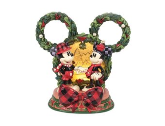 Figurine: Mickey & Minnie Mouse - Magical Winter Moments (Diorama) FE