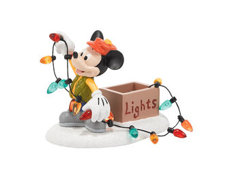 Figurine: Mickey Mouse - Light Up Christmas