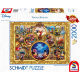 Schmidt Puzzle 2000 stukjes: Mickey & Minnie - Disney Dreams
