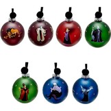 Kerstballen: Villains - set van 7 stuks