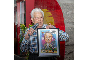 Litho: Exclusieve Gesigneerde Karikatuur Paul van Gorcum