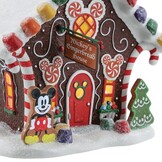 Mickey's Gingerbread House - Disney Village by D56