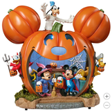 Figurine: Halloween Pompoen- Disney Mickey and Friends Halloween Pumpkin House