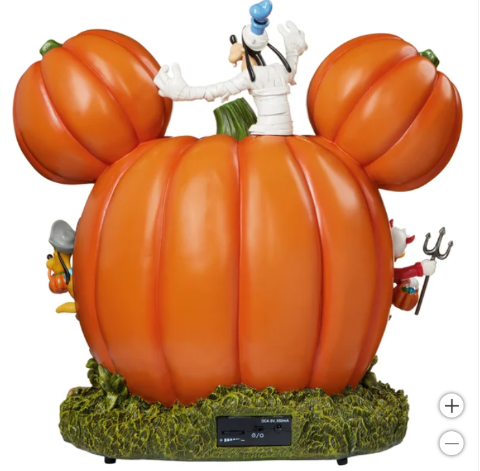Figurine: Halloween Pompoen- Disney Mickey and Friends Halloween Pumpkin House