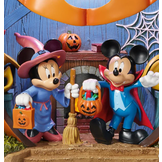 Figurine: Halloween Pompoen- Disney Mickey and Friends Halloween Pumpkin House