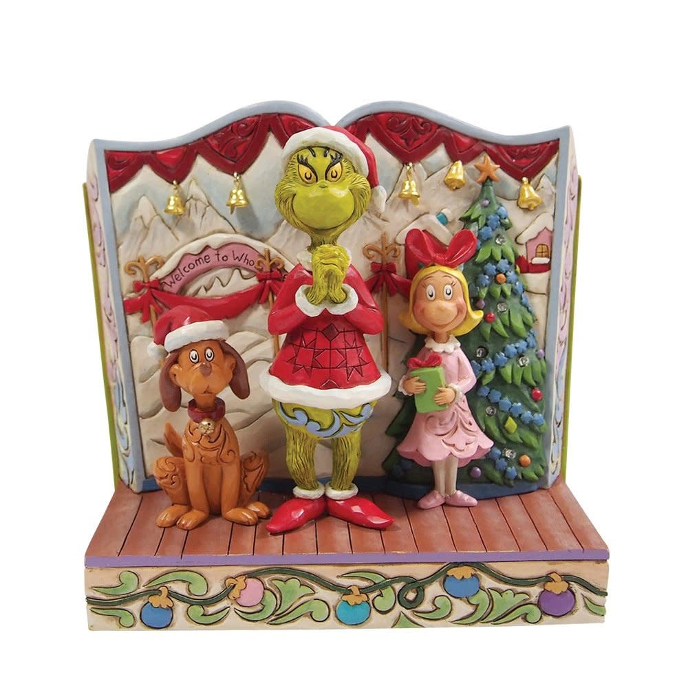 Figurine: The Grinch, Cindy-Lou and Max - Storybook