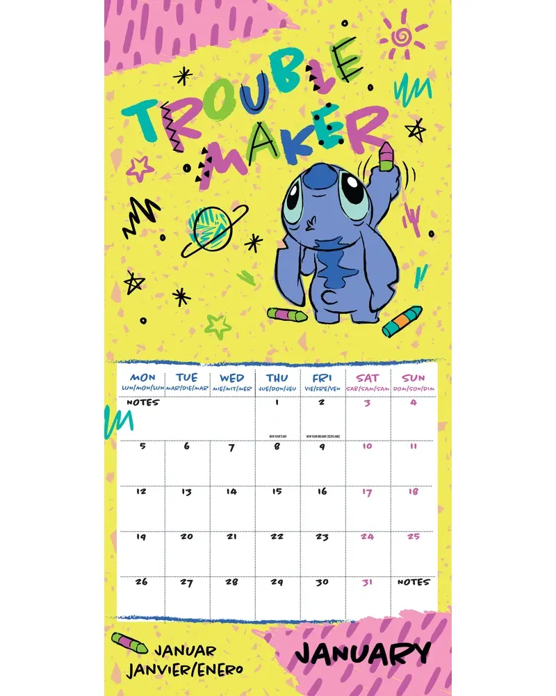 Kalender: Stitch - Lilo & Stitch