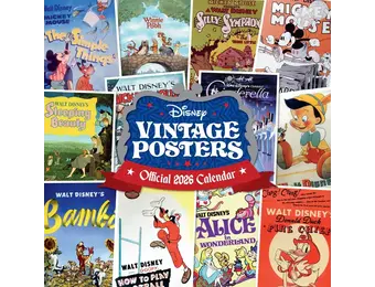 Kalender: Disney Vintage Posters 2026