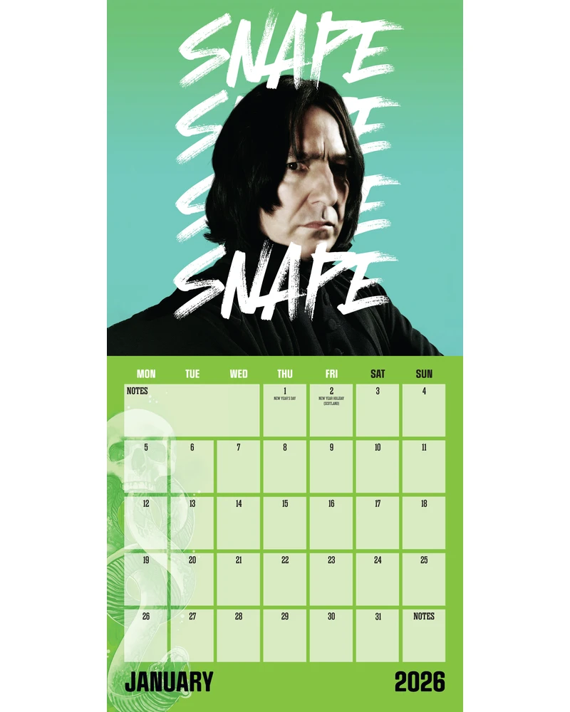 Kalender: Harry Potter 2026