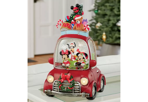Snowglobe: Disney - Holiday Water Spinning Car van Nature's Mark.