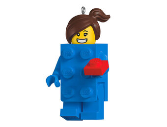 Ornament: Lego Brick Girl