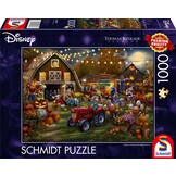 Schmidt Puzzle 1000 stukjes: Mickey Minnie-Halloween
