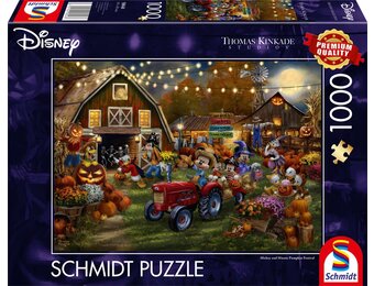 Schmidt Puzzle 1000 stukjes: Mickey Minnie-Halloween