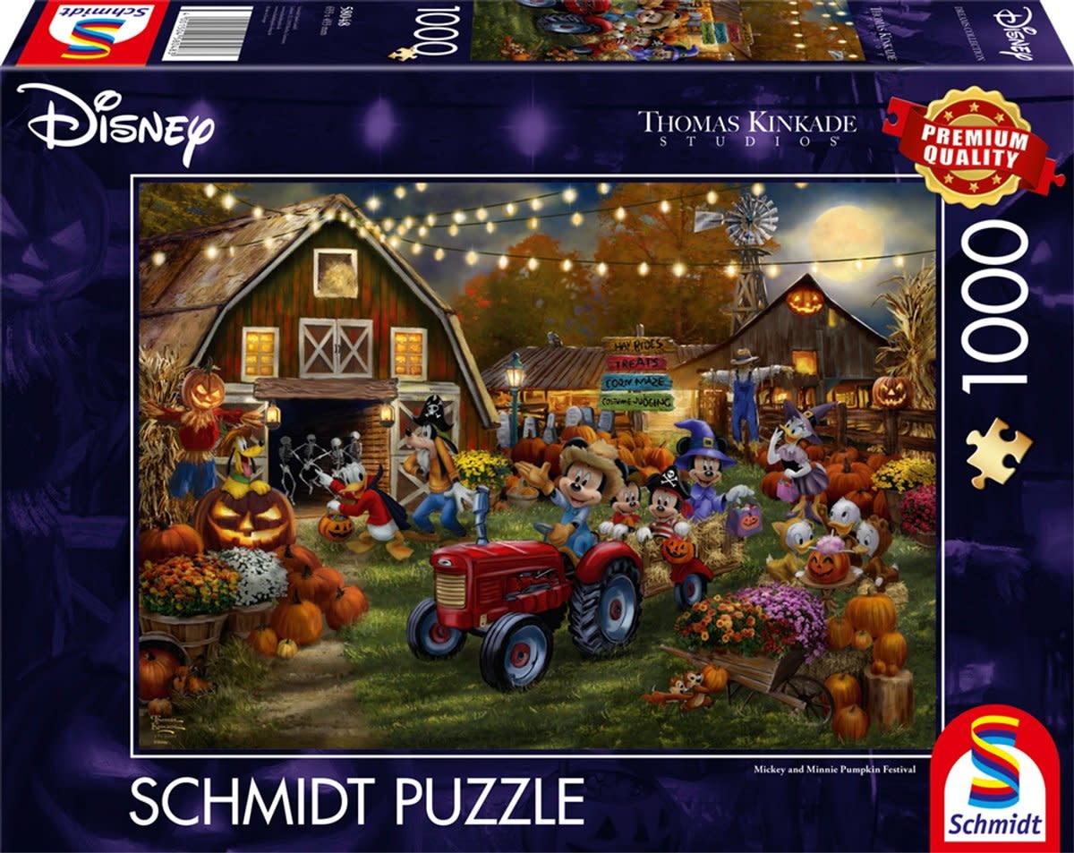 Schmidt Puzzle 1000 stukjes: Mickey Minnie-Halloween