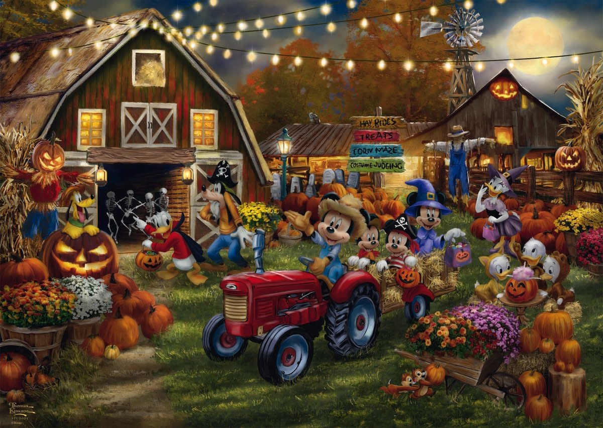 Schmidt Puzzle 1000 stukjes: Mickey Minnie-Halloween