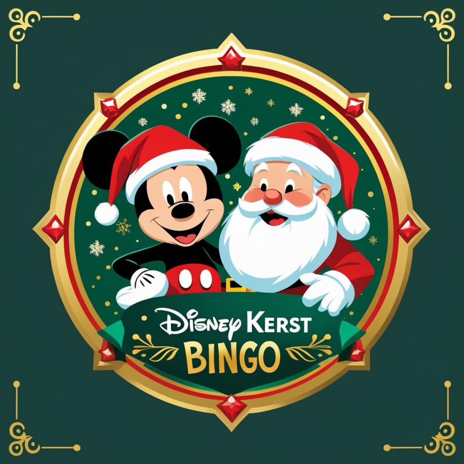 Disney Kerst Bingo ticket: 13 December 2025