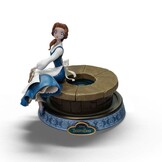 Figurine: Belle - Disney Anime Princess Scale Statue Belle 15 cm