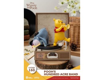 Figurine: Winnie the Pooh  - Record Player Series PVC figure Pooh's Hundred Acre Band 12 cm