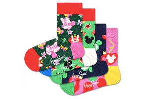 Happy Socks: 4-pack Disney Holiday 0-12 M