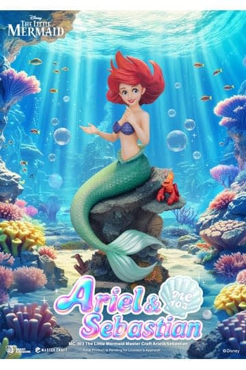 Master Craft Statue: Ariel & Sebastian 42 cm
